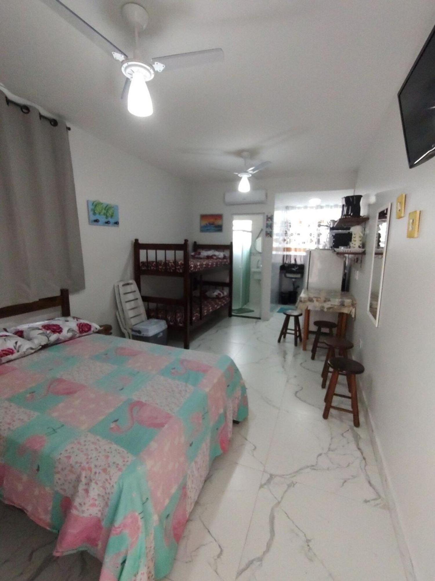 Kit Net Na Praia Grande Ubatuba 200 Metros Do Mar المظهر الخارجي الصورة